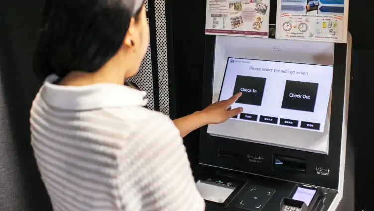 Photo of Automatic Check-in/Check-out Machines