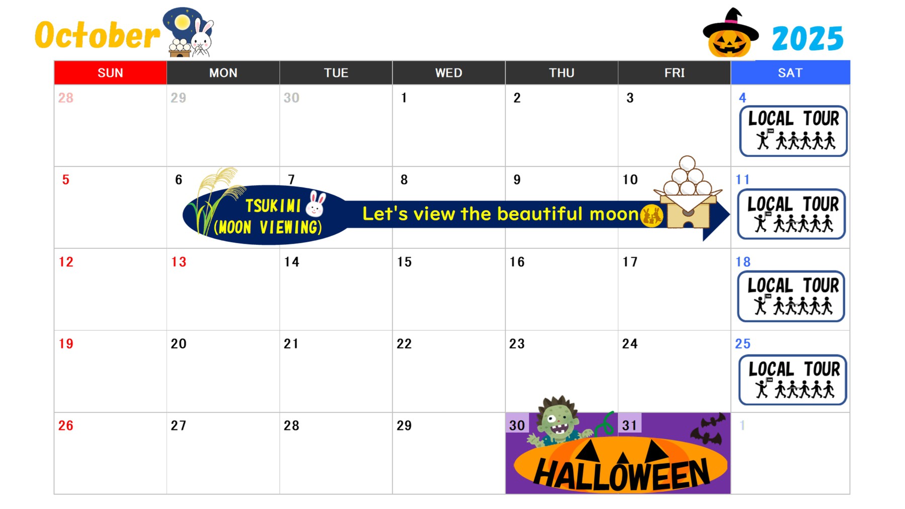 ［Hamamatsucho］October Events.