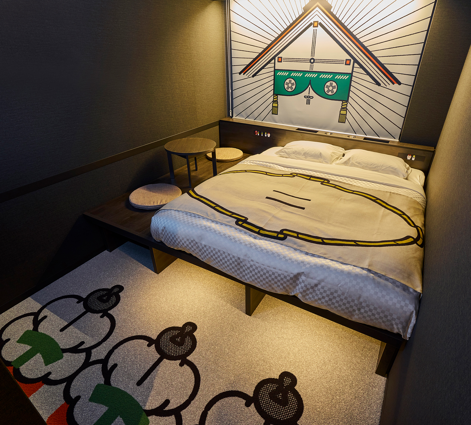 넓이 15㎡, 폭 160cm의 싱글 침대가 배치된 객실입니다. 매그니플렉스 매트리스를 사용해 쾌적한 잠자리를 선사합니다.