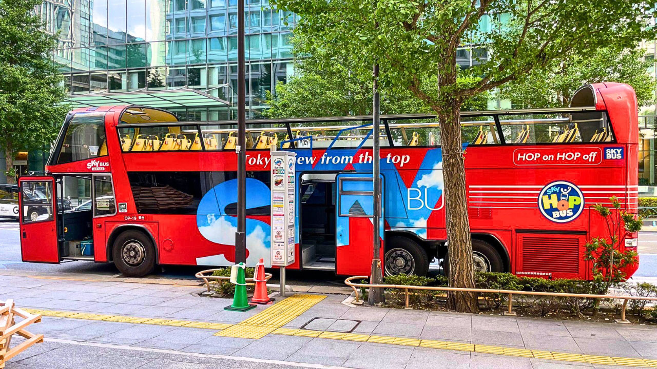 [Hamamatsucho] Get Around Tokyo with Sky Hop Bus, the Hop-On Hop-Off Sightseeing Bus