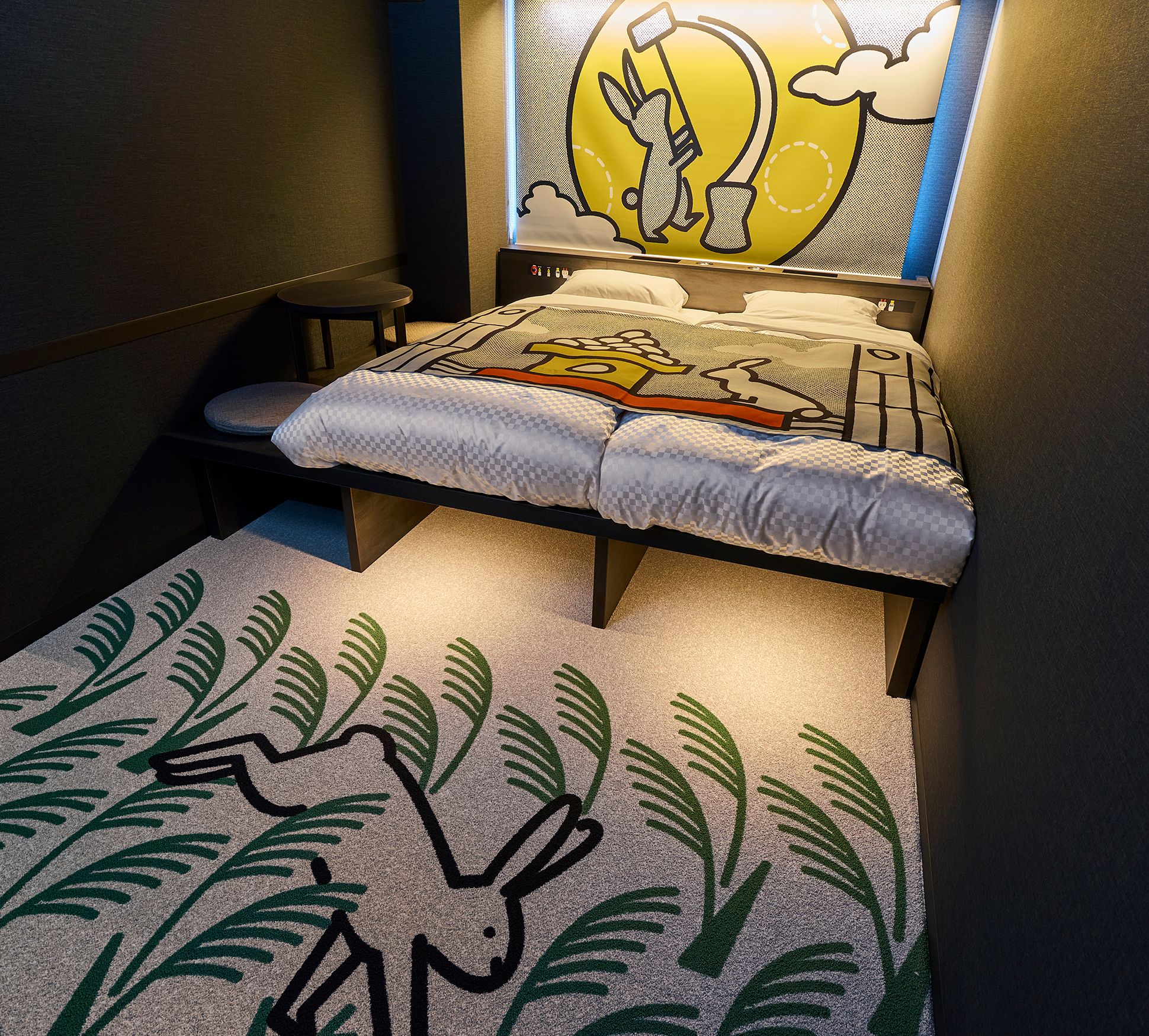 面積為15㎡。配有2張寬85cm單人床的房間。採用Magniflex公司製的床墊，提供舒適的睡眠。