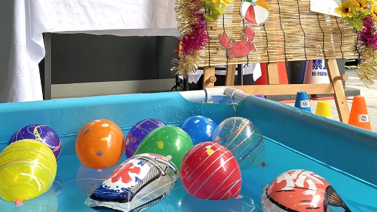 ロビーイベント　夏祭りの写真