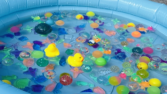 ロビーイベント　夏祭りの写真