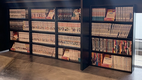 コミックの貸し出しの写真